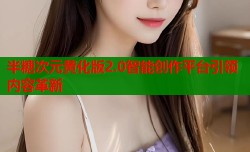 半糖次元黄化版2.0智能创作平台引领内容革新