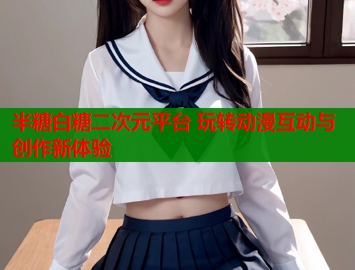 半糖白糖二次元平台 玩转动漫互动与创作新体验  第1张
